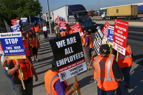California Port Truckers Strike Closes Three Terminals Labor Notes