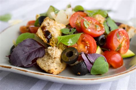 Free Images Cuisine Greek Salad Ingredient Panzanella Vegetarian