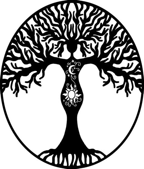 Pagan Goddess Tree By Imphavok Tree Of Life Pagan Goddess Tree Stickers