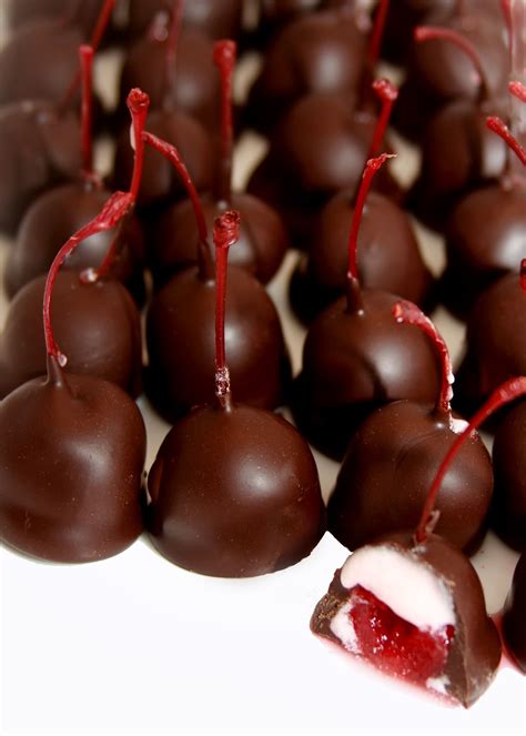 A Classic And A Perennial Favorite Chocolate Dipped Maraschino Cherries Chocolate Dipped