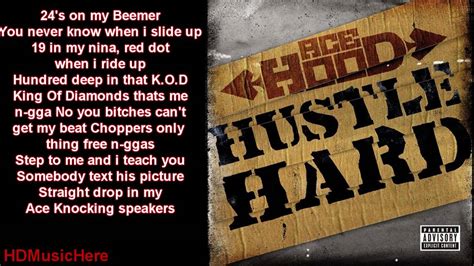 [lyrics on screen]ace hood hustle hard remix ft lil wayne and rick ross youtube