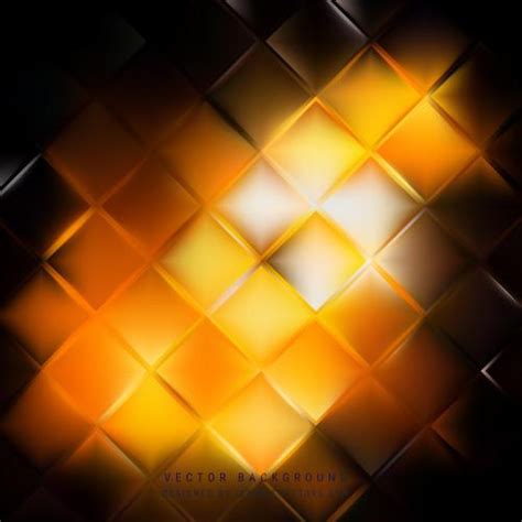 Abstract Black Orange Fire Square Background