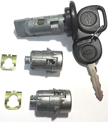 New Fits Select Chevrolet Oem Ignitiondoors Lock Key Cylinder Set With