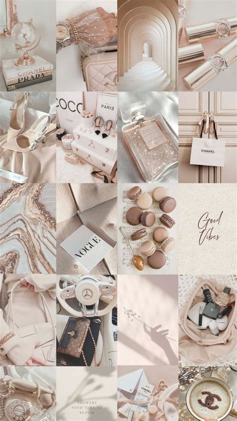 Spice Up Your Room With This Soft Beige Aesthetic Photo Wall Collage