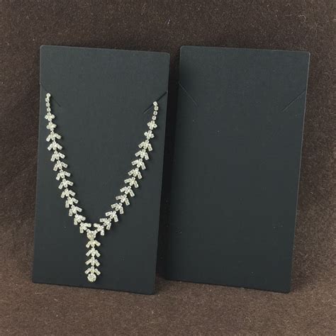 100pcs 158cm Kraft Necklace Cards Paperjewelry Card Vintage Classic