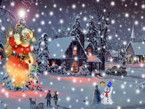 Animated Christmas Wallpapers For Desktop Wallpapersafari