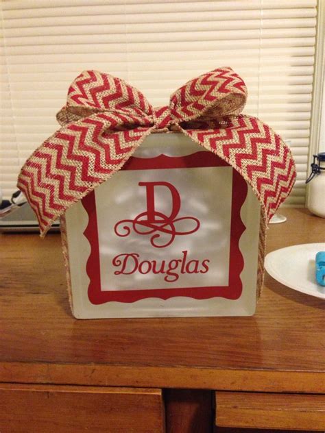 a personalized gift box with a bow on top
