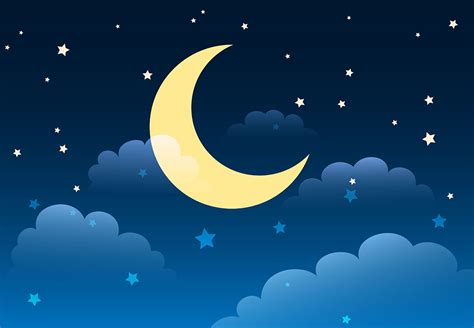 Starry Night Sky Clip Art