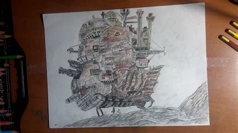 Drawing Howls Moving Castle Youtube