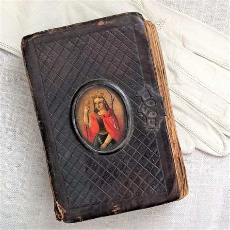 Vintage Leather Prayer Book C 1877 Etsy