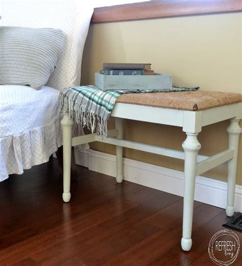 Rustic Diy Woven Bench Refresh Living