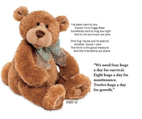 Huggy Bear With Images Encouragement For Today Bear Cute Bears
