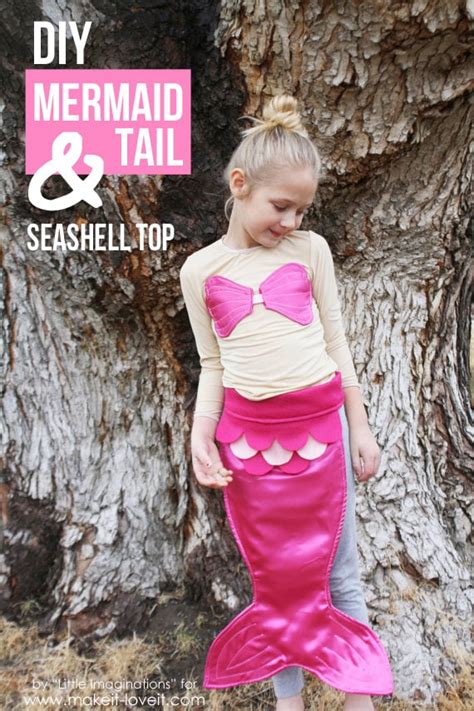 Diy Mermaid Tail And Seashell Top