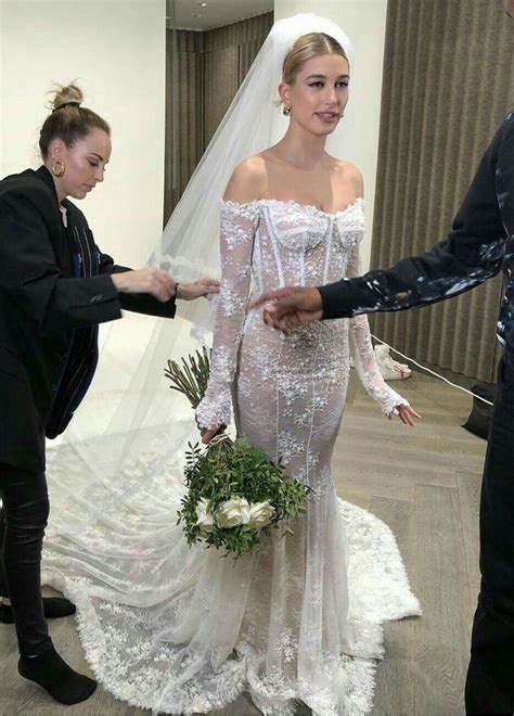 Hailey Bieber Wedding Dress Designer Shawnna Cloutier