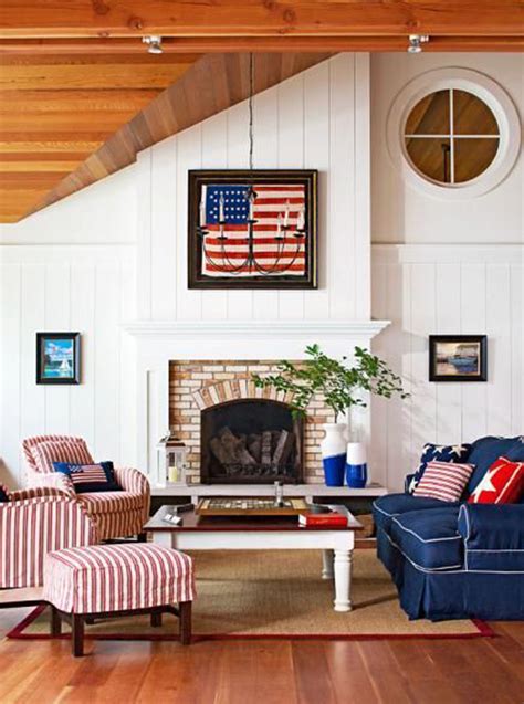 4th Of July Living Room Ideas With Nautical Theme