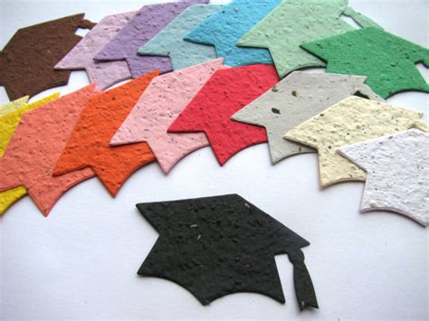 25 Seed Paper Graduation Caps Etsy Seed Paper Paper Making Process