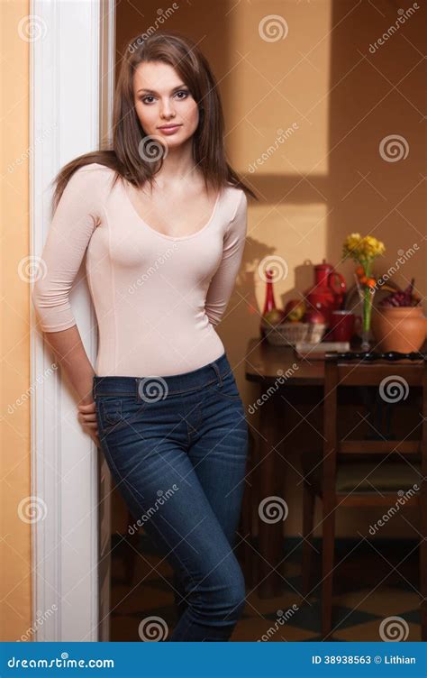 Brunette Beauty Stock Image Image Of Female Lifestyle