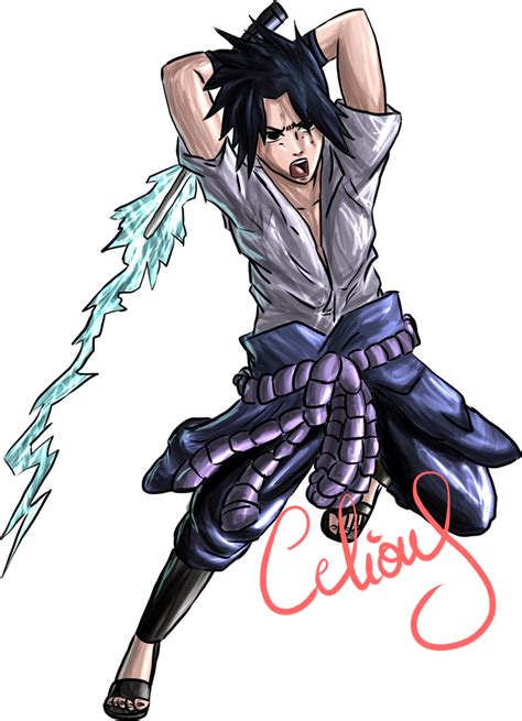 Sasuke Chidori By Celious On Deviantart