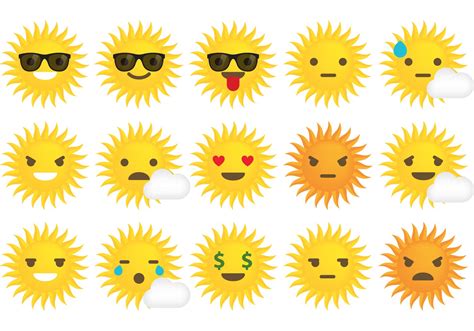 Sun Emoji Vector Art Icons And Graphics For Free Download