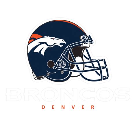 Denver broncos logo black and white Broncos Logo With Helm PNG Image - PurePNG | Free transparent CC0 PNG Image Library