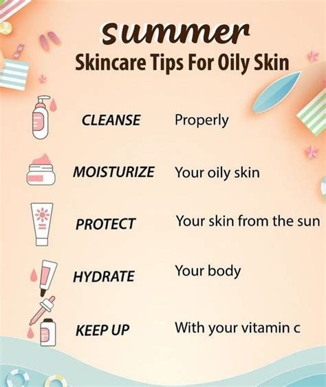Summer Skin Care Tips For Oily Skin Summer Skin Care Tips Tips For Oily Skin Skincare For