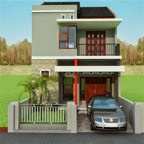 Desain Rumah Minimalis 2 Lantai Ukuran 5x12 Deagam Design