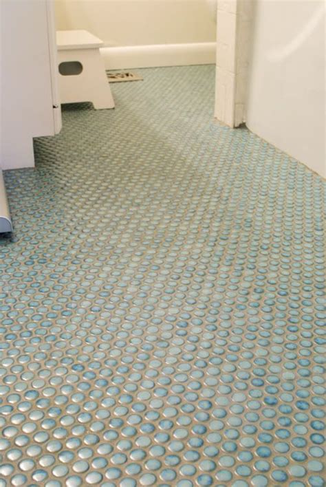 Penny Tile Bathroom Floor Trendehouse