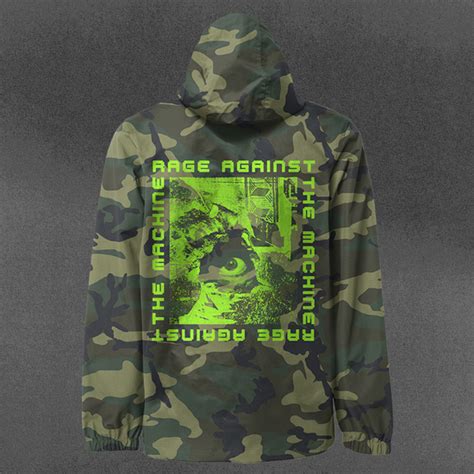 Camo Anorak Jacket Rage Against The Machine Official Store