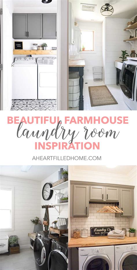 Beautiful Farmhouse Laundry Room Inspiration A Heart