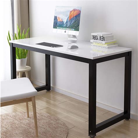 Buy Simple Design Rectangular Computer Table Home Office Desk Easy