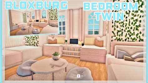 Bloxburg Aesthetic Twin Kids Bedroom Tour Speedbuild Youtube