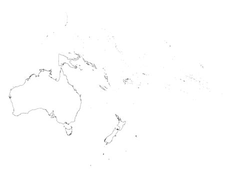 Gratis Descargable Mapa Vectorial De Oceania Eps Svg