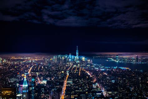 Nighttime In New York City 5k Retina Ultra Hd Wallpaper Background