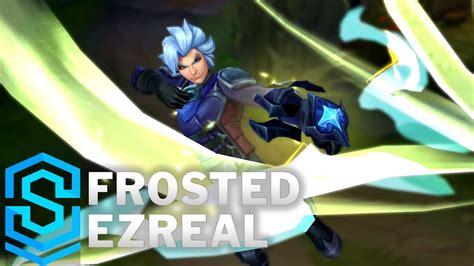 Frosted Ezreal Skin Spotlight Pre Release League Of Legends Youtube
