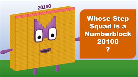 Whose Step Squad Is A Numberblock 20100 Youtube
