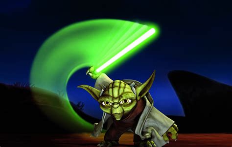 Wallpaper Sword Jedi Star Wars The Clone Wars Master Yoda Star