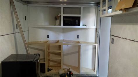 Begin Cabinets In V Nose And Upper Wall All Custom Built Converted