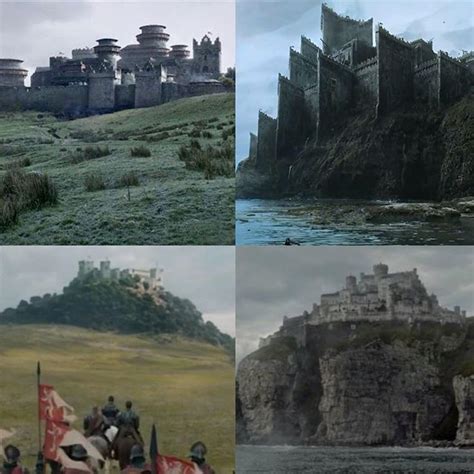 Winterfell Dragonstone Highgarden And Casterly Rock What Is Your