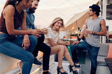 Group Of Friends Hanging Out High Quality People Images ~ Creative Market