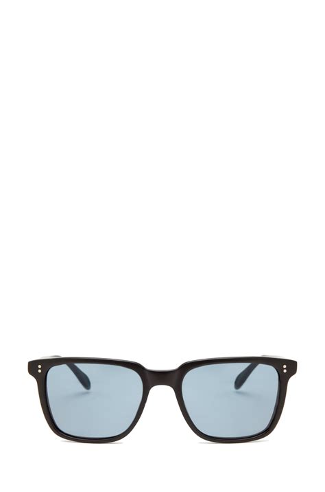 Oliver Peoples Ndg 1 In Noir And Indigo Photochromic Fwrd