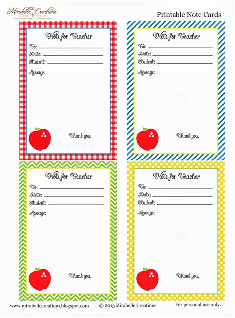 Maybe you would like to learn more about one of these? {Back to School} - Free Printable Note for Teacher Cards
