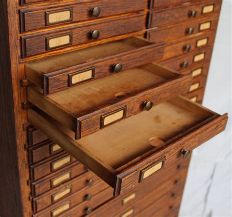 Bargain Johns Antiques Antique Oak File Cabinet Original Finish