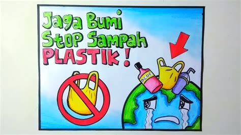 Contoh Membuat Poster Kebersihan Cara Menggambar Poster Jagalah