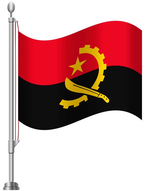 Angola Flag Png Bandera De Angola Png Vector De Bandera De Angola Porn Sex Picture