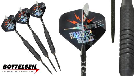 Bottelsen Hammer Head Heavy Weight 5e Steel Tip Dart Set 90