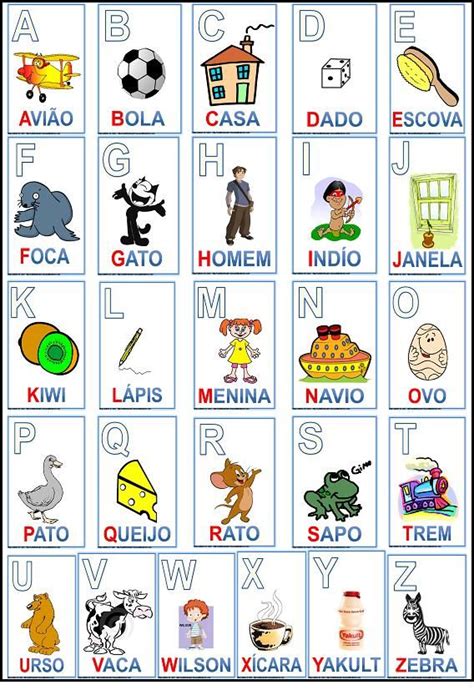 Resultado De Imagem Para Alfabeto De Mesa Atividade Alfabeto Educação