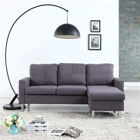 Modern Small Space Reversible Sectional Sofa Best