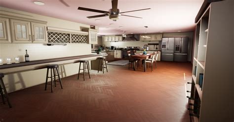 ArtStation - Kitchen Lighting Design