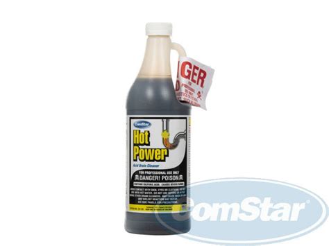 Comstar Hot Power Professional Sulfuric Acid Drain Cleaner 32 Oz