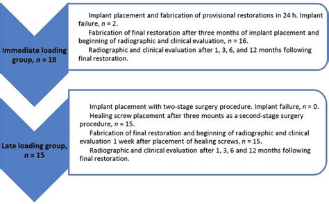Overview Of Treatment Protocols For Immediate And Late Implant Loading